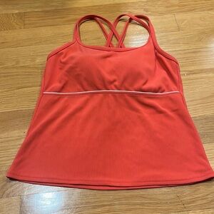 Lands’End womens swim top size 14 .